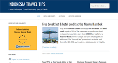 Desktop Screenshot of indonesiatraveltips.com