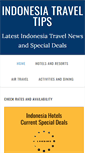 Mobile Screenshot of indonesiatraveltips.com
