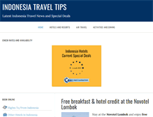 Tablet Screenshot of indonesiatraveltips.com